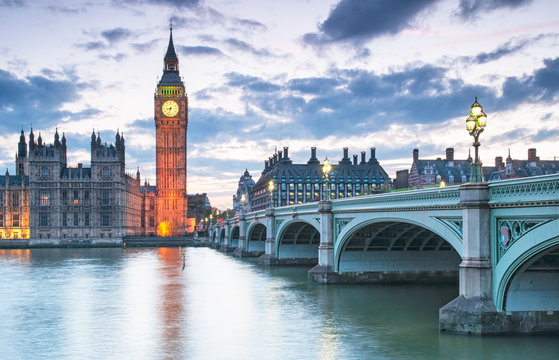 Uk Image with Big Ben and Bridge